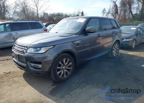 2016 Land Rover Range Rover Sport 3.0L V6 Supercharged Hse z USA, uszkodzony, nr VIN SALWR2VFXGA547637